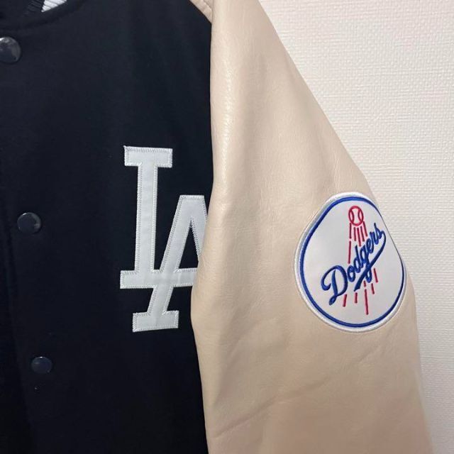 超美品　fanatics×MLB LA Dodgers スタジャン　チームカラー