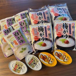 お粥 レトルト 13袋　いわし缶詰４缶(レトルト食品)