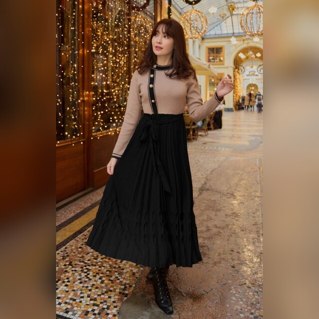 【未使用美品】Saint Honore Long Dressレディース