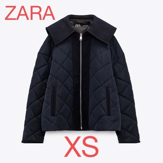 ザラ(ZARA)の【最安値】完売品 ZARA コントラストパフジャケット XS(ブルゾン)