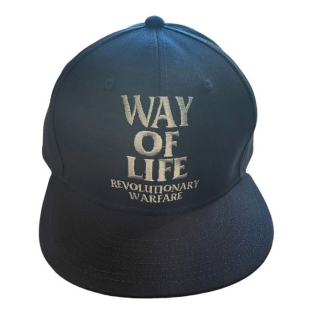 Rats Embroidery Cap WAY OF LIFE Navy