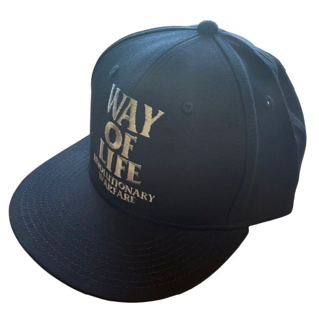 RATS(ラッツ)のRats Embroidery Cap WAY OF LIFE Navy メンズの帽子(キャップ)の商品写真