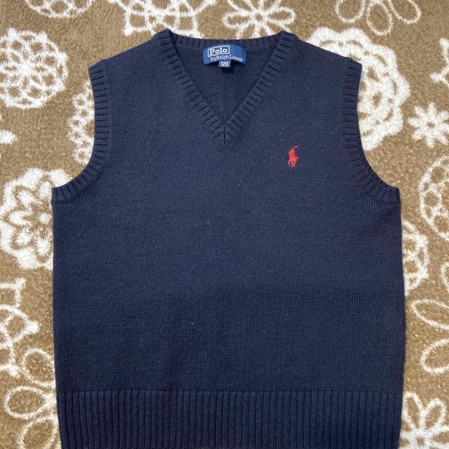 POLO RALPH LAUREN(ポロラルフローレン)の120 ベストPolo キッズ/ベビー/マタニティのキッズ服男の子用(90cm~)(ニット)の商品写真