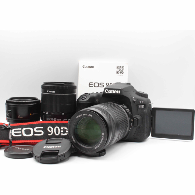 高機能、トリプルレンズで大満足な一品◎❤️キャノン Canon EOS 90D