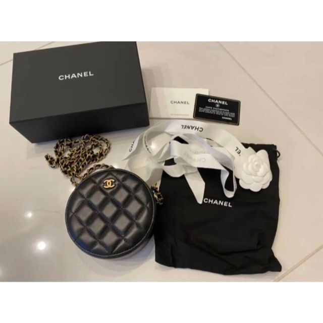 CHANEL - CHANELラウンドチェーンショルダーバッグ