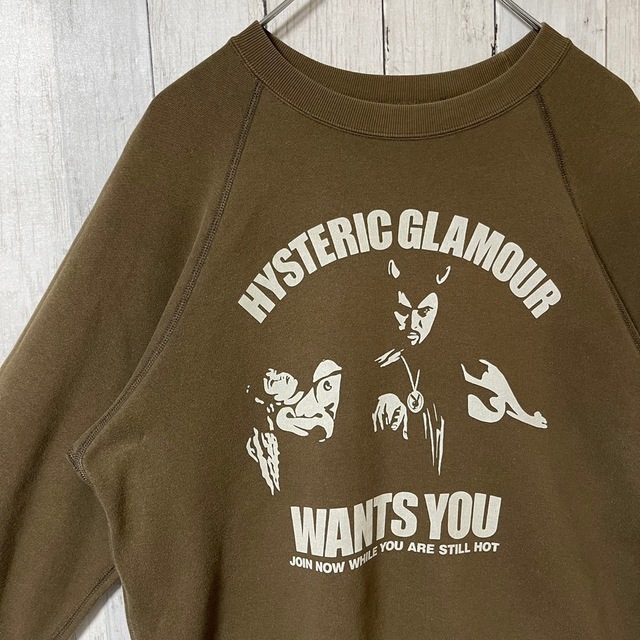 HYSTERIC GLAMOUR スウェット センターロゴ ヒスガール-
