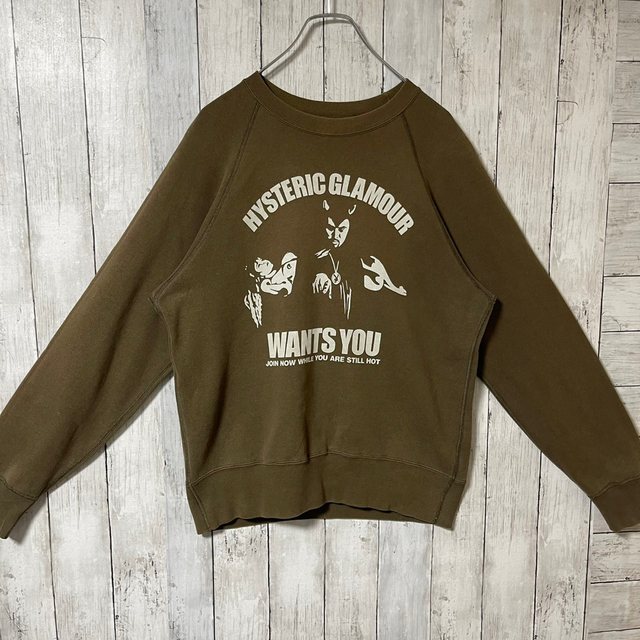 HYSTERIC GLAMOUR スウェット センターロゴ ヒスガール-