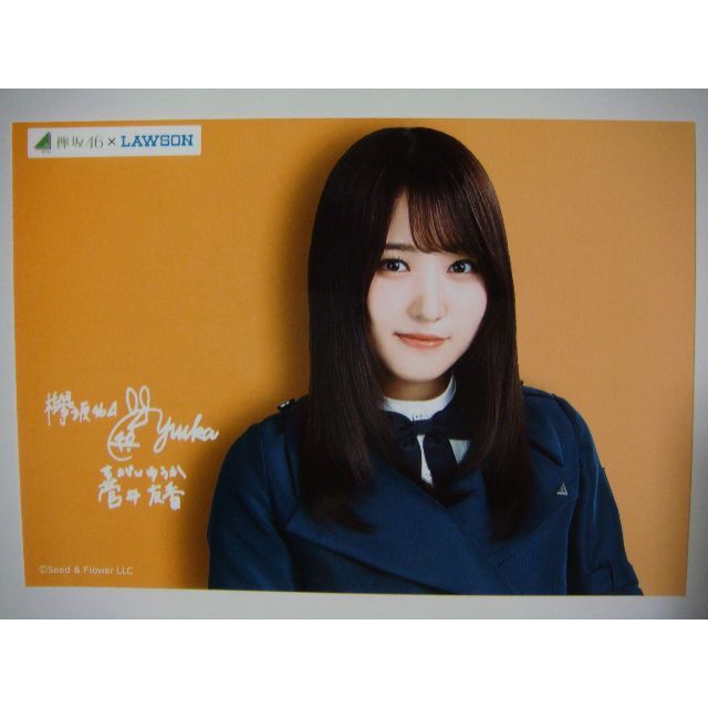 欅坂46 菅井友香 生写真 ローソンストア100