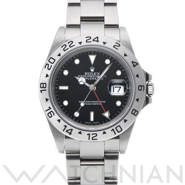 ROLEX - 中古 ロレックス ROLEX 16570 P番(2001年頃製造) ブラック メンズ 腕時計