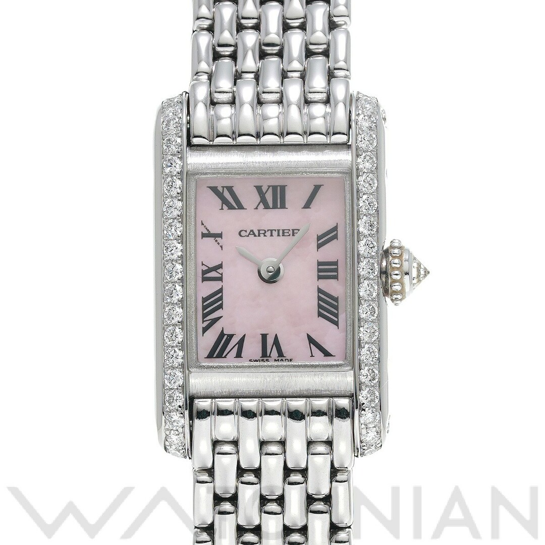 【限定特価】 カルティエ 中古 - Cartier CARTIER 腕時計 レディース ピンクシェル WB2031U3 腕時計