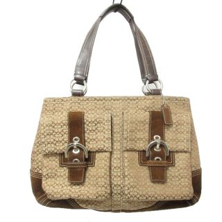 コーチ(COACH)のコーチ 6427 トートバッグ ショルダーバッグ シグネチャー 切替 スエード(トートバッグ)