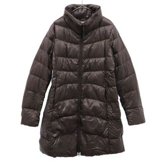 ユニクロ(UNIQLO)のユニクロ ウルトラライト ダウン コート L ブラウン UNIQLO レディース 【中古】  【230130】(ロングコート)