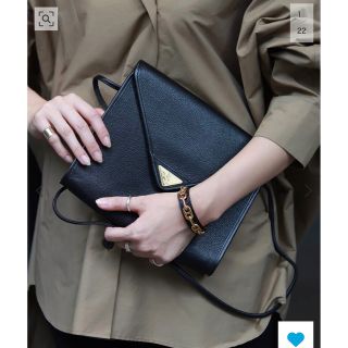 イヴサンローラン(Yves Saint Laurent)のサンローラン　ショルダーバッグ　黒　ヴィンテージ　ポシェット(ショルダーバッグ)