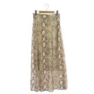 アメリヴィンテージ(Ameri VINTAGE)のアメリヴィンテージ 20SS PYTHON LACE SKIRT スカート M(ロングスカート)