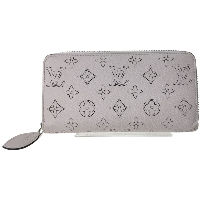 ▼▼LOUIS VUITTON ルイヴィトン ラウンドファスナー 長財布 モノグラム マヒナ M68670 ライトグレー