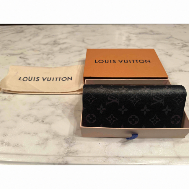 正規品 LOUIS ブラック 長財布 モノグラム VUITTON) ルイ・ヴィトン