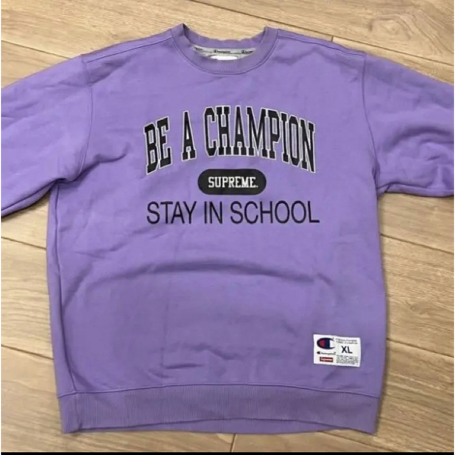 Supreme(シュプリーム)のSupreme Champion Stay In School 18ss XL メンズのトップス(スウェット)の商品写真