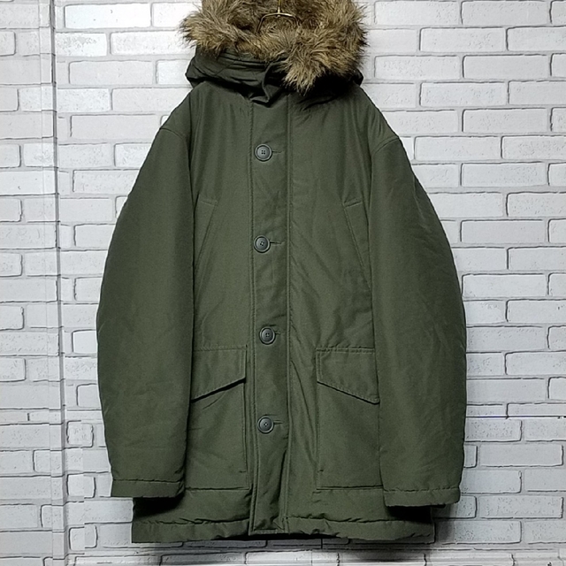 UNIQLO - 【UNIQLO】ユニクロ ノンキルトダウンコート S カーキ UNIQLO - 【UNIQLO】ユニクロ ノンキルトダウンコート S カーキ
