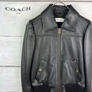 コーチ(COACH) ライダースジャケット(レディース)(レザー)の通販 39 コーチ(COACH) ライダースジャケット(レディース)(レザー)の通販 39