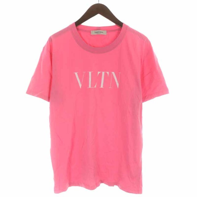 VALENTINO Tシャツ カットソー コットン VLTNロゴ 半袖 L約20cm着丈