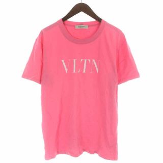 ヴァレンティノ(VALENTINO)のVALENTINO Tシャツ カットソー コットン VLTNロゴ 半袖 L(Tシャツ/カットソー(半袖/袖なし))