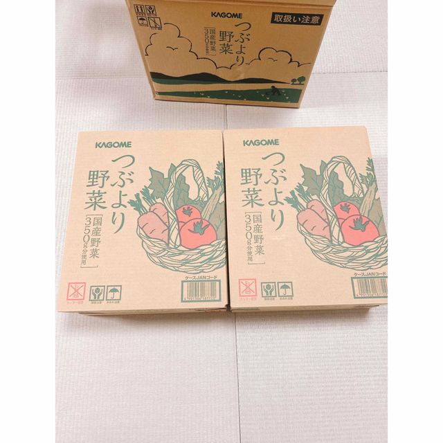 KAGOME(カゴメ)のKAGOME つぶより野菜 30本×2箱 食品/飲料/酒の飲料(ソフトドリンク)の商品写真