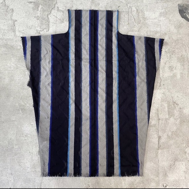 ISSEY MIYAKE エーポック インサイド ストライプ ワイド ワンピース