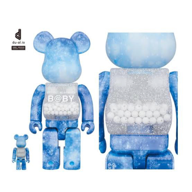 MY FIRST BE@RBRICK B@BY CRYSTAL OF SNOW ハンドメイドのおもちゃ(フィギュア)の商品写真