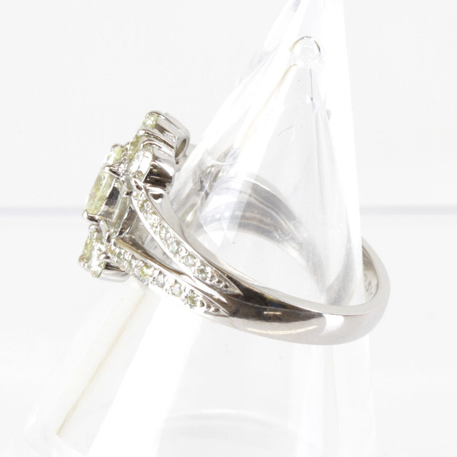 美品『USED』 Pt900/ダイヤモンド リング・指輪 ダイヤモンド 0.51ct 
