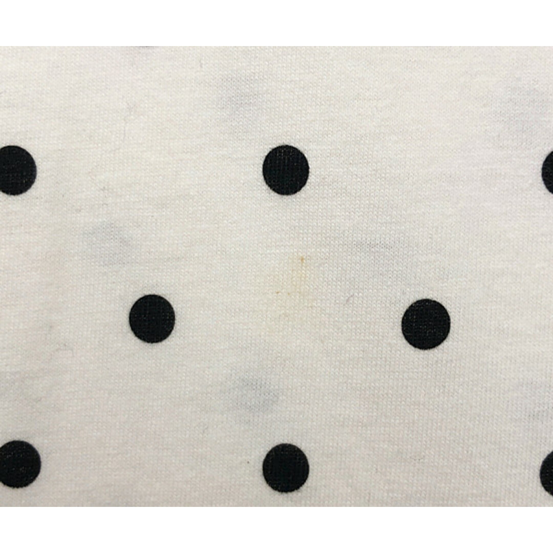 SUPREME×COMME des GARCONS SHIRT 12SS Polka Dot ミラー Box Logo Tee Ｔシャツ 白×黒 サイズL 正規品 / 25722