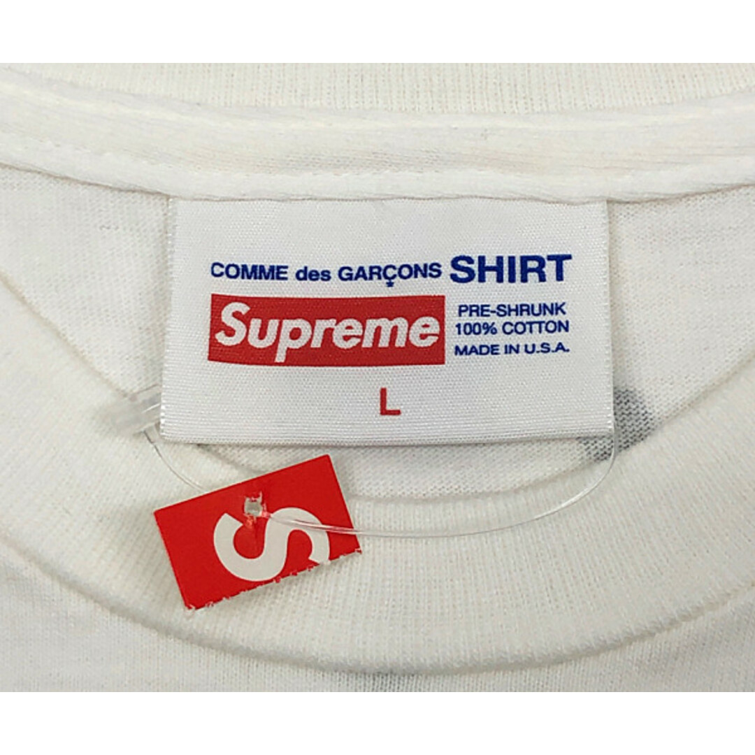 supreme COMME des GARCONS SHIRT L サイズ