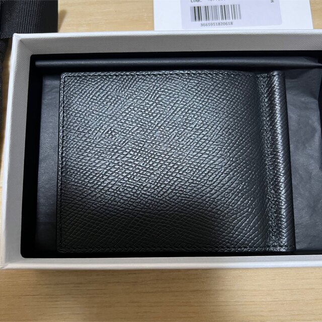 高評価のクリスマスプレゼント CELINE - celine ビルクリップウォレット 二つ折り財布 グレインドカーフスキン / 折り財布
