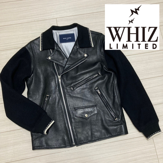 美品■ WHIZ LIMITED ウィズリミテッド■レザー ライダースジャケット正規品