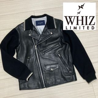 ウィズリミテッド(WHIZLIMITED)の美品■ WHIZ LIMITED ウィズリミテッド■レザー ライダースジャケット(ライダースジャケット)