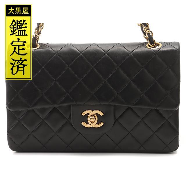 CHANEL - CHANEL　シャネル　マトラッセWフラップWチェーンショルダ　【430】