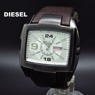 ディーゼル(DIESEL)のDIESEL 腕時計 DZ-1216 デイデイト レザーベルト (腕時計(アナログ))