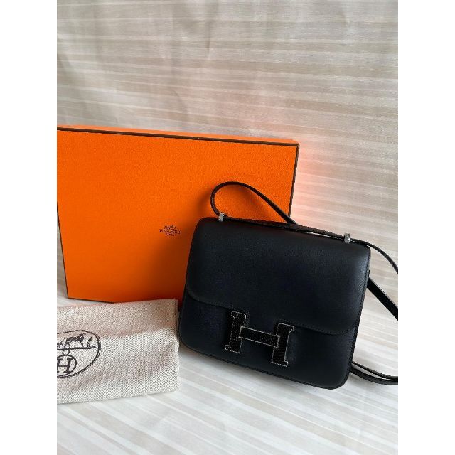 人気商品!】 Hermes - 希少 エルメス コンスタンスミニ ムッシュ
