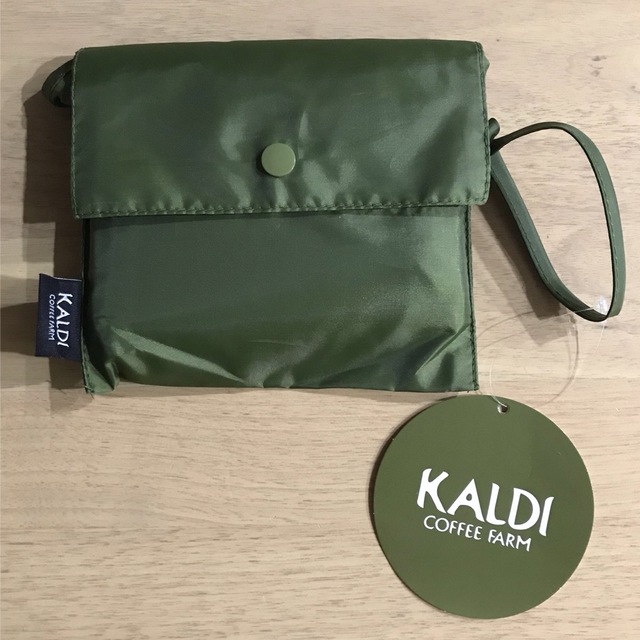 KALDI(カルディ)のカルディ  エコバッグ　カーキ メンズのバッグ(エコバッグ)の商品写真