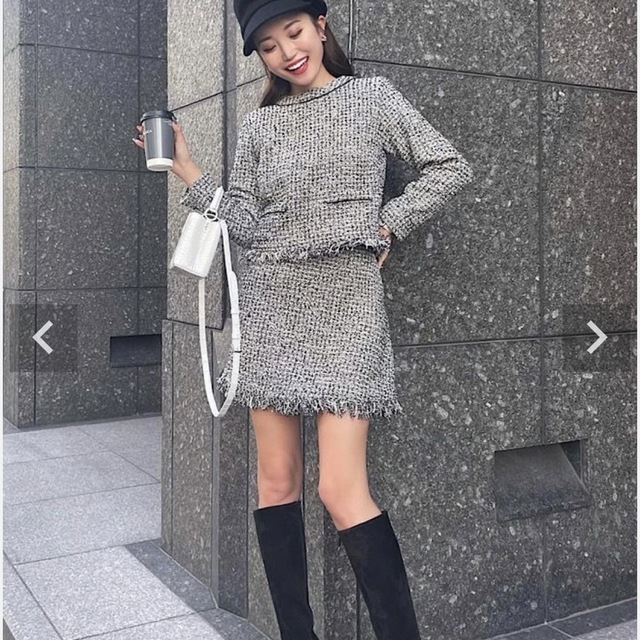 sheller】シェリエ Richツイードフリンジキュロット | capacitasalud.com