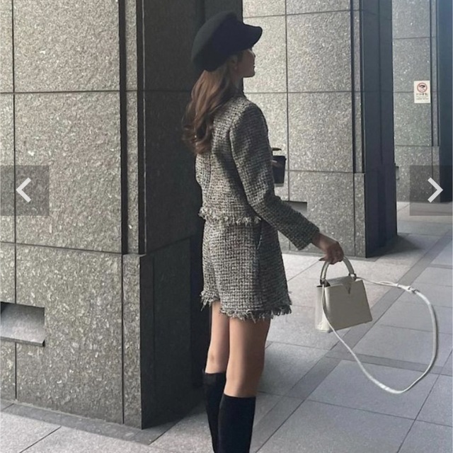 sheller】シェリエ Richツイードフリンジキュロット | capacitasalud.com