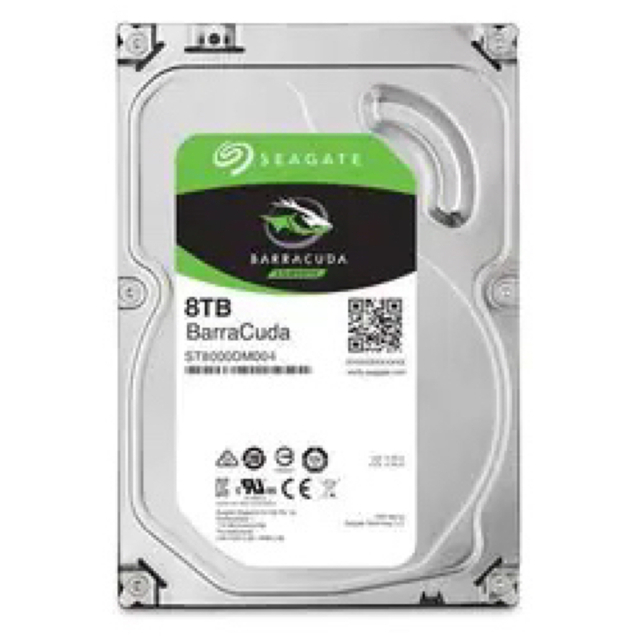 Seagate BarraCuda 3.5インチ内蔵HDD ST8000DM00スマホ/家電/カメラ