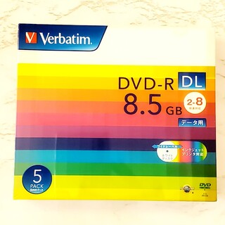 Verbatim バーベイタム 1回記録用 DVD-R DL 8.5GB 5枚