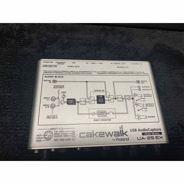 Roland(ローランド)のRoland UA-25 EX オーディオインターフェース cakewalk 楽器のDTM/DAW(オーディオインターフェイス)の商品写真