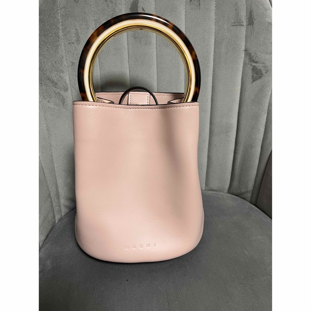 新品★MARNI マルニ パニエ バケットバッグ ダスティピンク ゆうこす愛用♡
