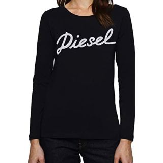 ディーゼル(DIESEL)の新品未使用！　ディーゼル　DIESEL ロングTシャツ　ブラックS(Tシャツ(長袖/七分))