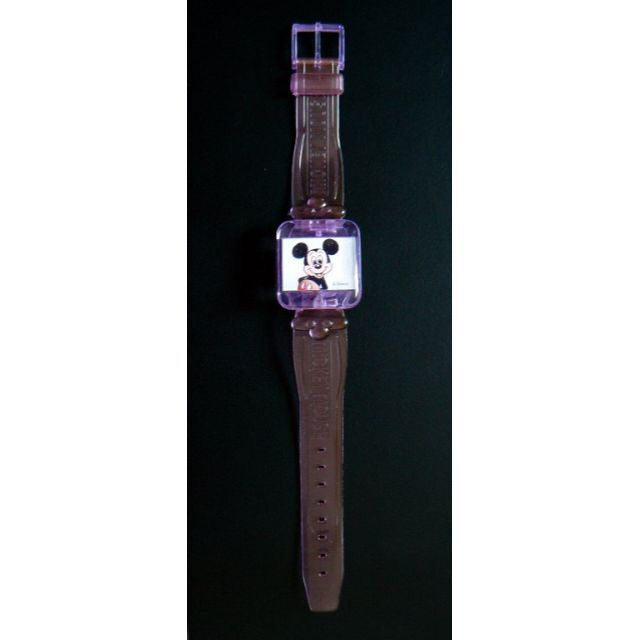 ミッキー(スケルトンピンク) の腕時計 キッズ/ベビー/マタニティのこども用ファッション小物(腕時計)の商品写真