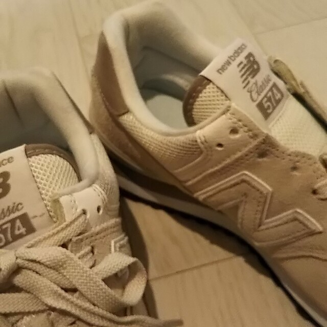 New Balance - ニユーバランス 574 24cm ベージュ オフホワイトの通販
