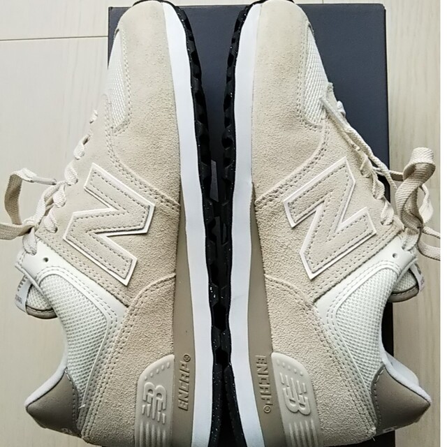New Balance - ニユーバランス 574 24cm ベージュ オフホワイトの通販