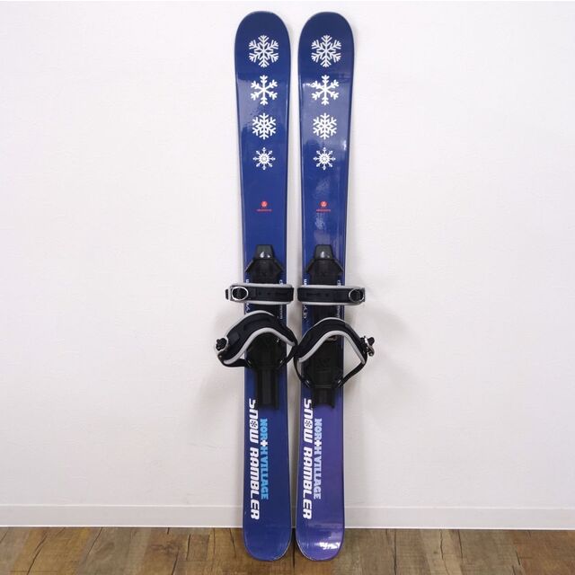 美品 ブルーモリス Blue moris SNOW RAMBLER 130cm スノーランブラー スキー板 スノーハイク アウトドアのサムネイル