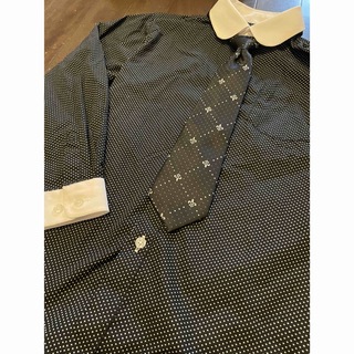 ネクタイ付き　シャツ　110(ブラウス)
